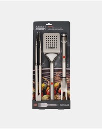 Joseph Joseph - GrillOut™ 3-piece BBQ Turner, Tongs & Fork Set with Retractable Heads
