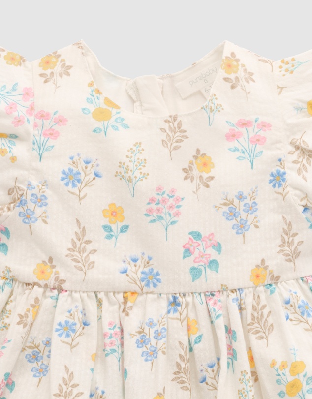Purebaby - Gathered Dress-Kids-Babies
