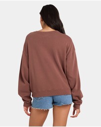 RVCA - Womens RVCA Pocket Crew Neck