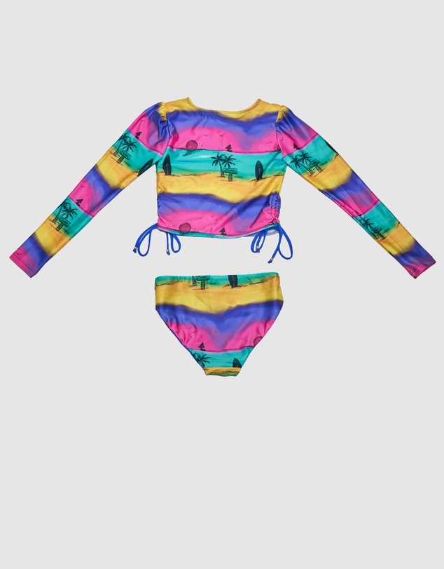 Olga Valentine - Long Sleeve 2-Piece Swim Set