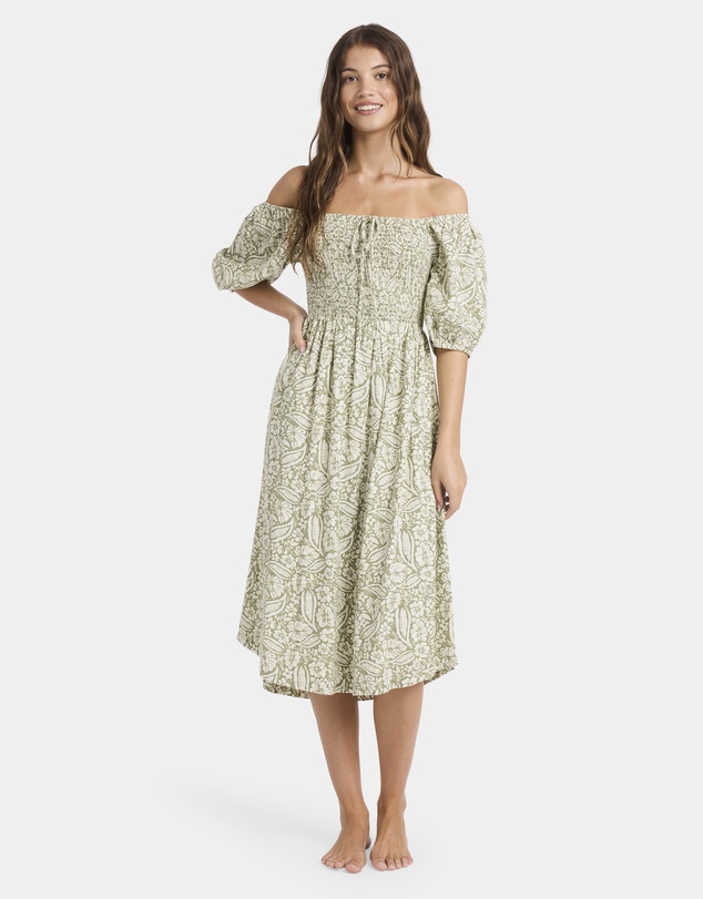 Roxy - Womens Wildside Mercad Midi Dress