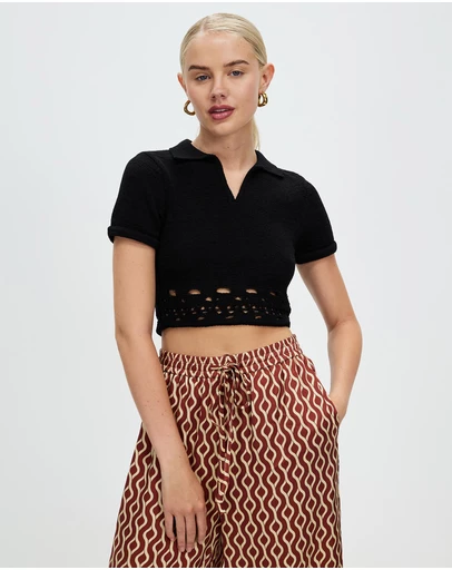Third Form - Break Away Knit Polo Top