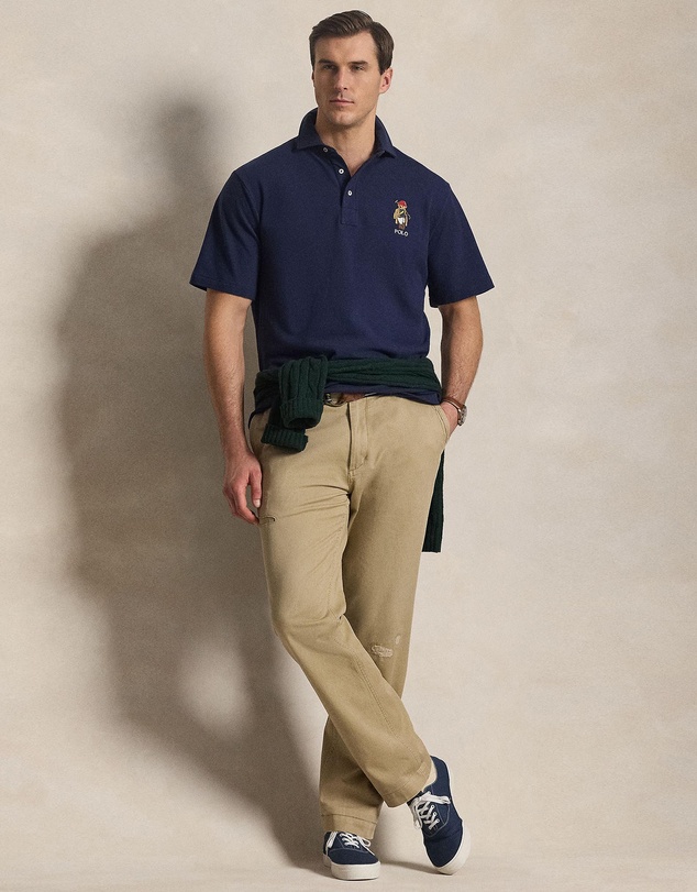 Polo Ralph Lauren - ICONIC EXCLUSIVE - Big & Tall Polo Bear Mesh Polo Shirt