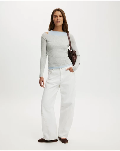 Cotton On - Morgan Layered Long Sleeve Top