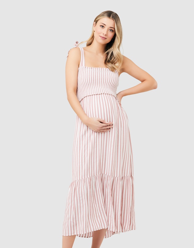 Ripe Maternity - Ollie Smocked Dress