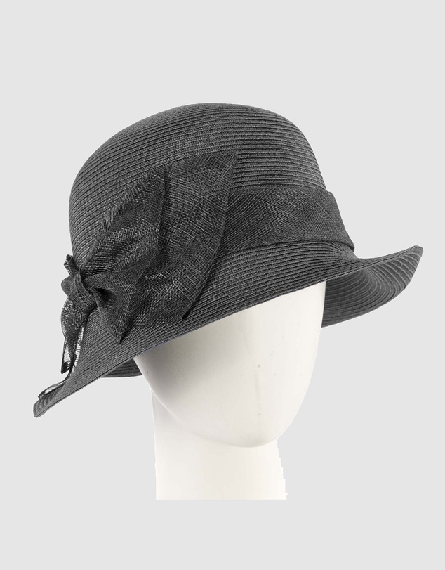 Max Alexander - Summer Black Cloche Hat