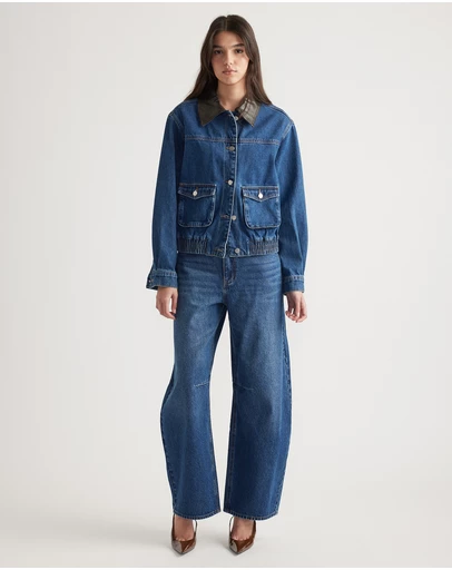 Decjuba - Romi Contrast Denim Jacket