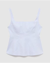 M.N.G - Flared Cotton Top