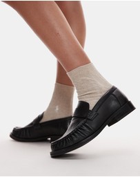 TOPSHOP - Carey Leather Loafers