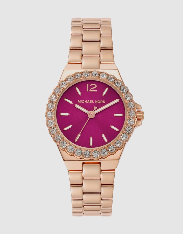 Michael Kors - Lennox Rose Gold Tone Analogue Watch