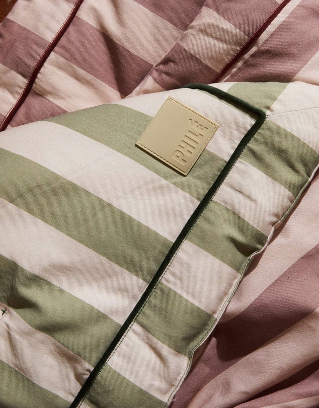 Phile - Striped Play Mat – Green