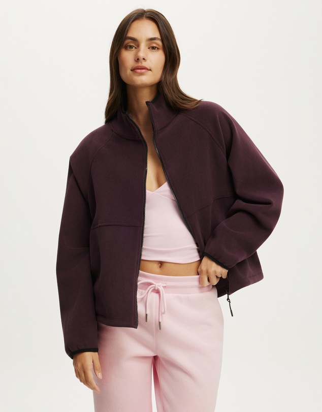 Cotton On Body Active - Polar Fleece Raglan Jacket