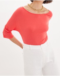 Amelius - Ottavia Three Quarter Batwing Tee