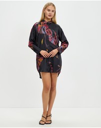 Grace Willow - Jasmine Silk Shirt Dress