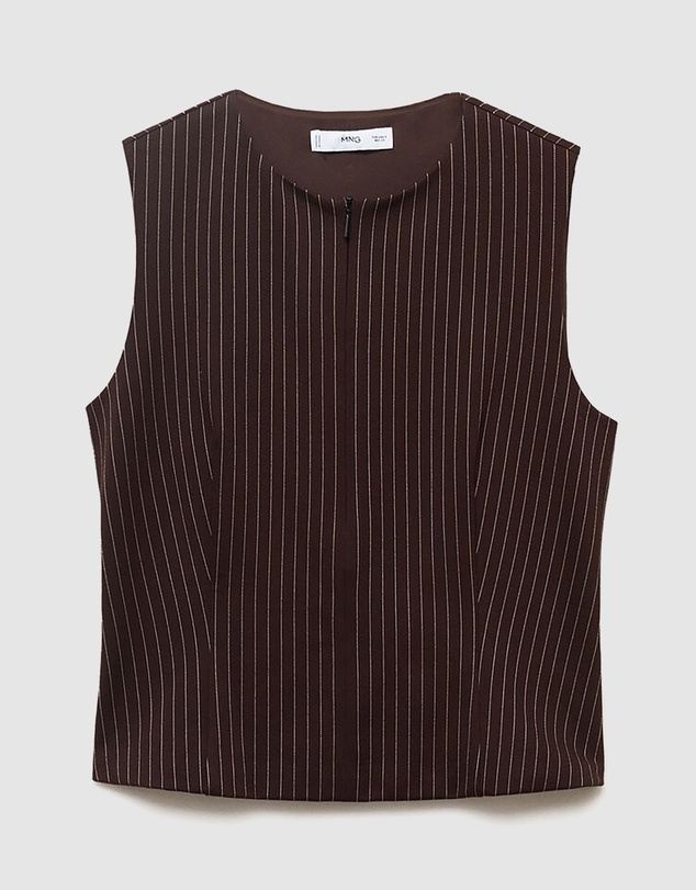 M.N.G - Fitted Top With Zipper