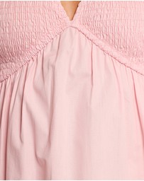 Petal & Pup - Ilyana Long Sleeve Maxi Dress - Pink