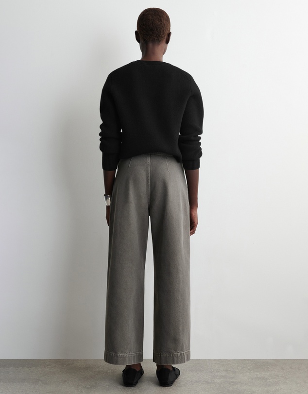 COS - Cropped Denim Wide-Leg Trousers