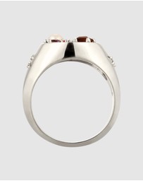 Elli Jewelry - Ring Signet Gemstone Dream 925 Sterling Silver