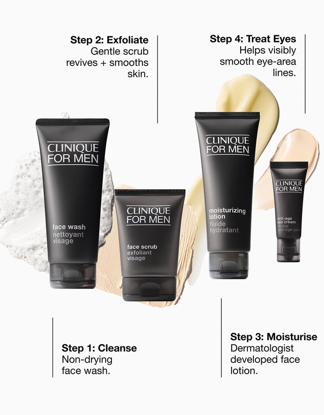 Clinique - Great Skin For Him: Dry Combination Skin Set