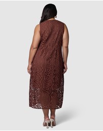 Something 4 Olivia - Briony Broderie Midi Dress