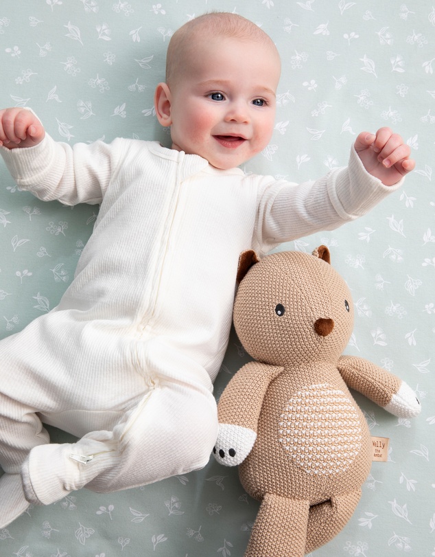 Living Textiles - Knitted Toy - Wally the Wombat