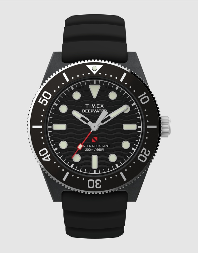 TIMEX - Deepwater Reef 200 43mm Synthetic Rubber Strap Watch