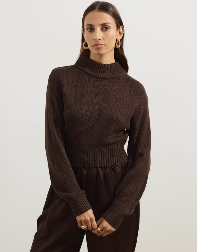 Atmos&Here - Zulu Textured Roll Neck Jumper