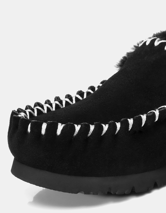 EVERAU - Australian Shepherd Ugg Popo Moccasins Cow Suede Upper Moccasins