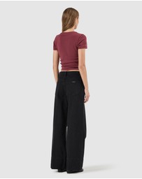 Rolla's - Classic Tee - Dark Cherry