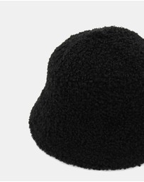 Morgan & Taylor - Montana Teddy Cloche Hat in Black