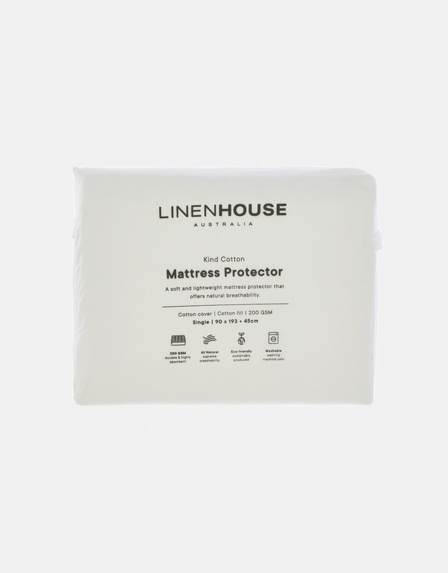 Linen House - Kind Cotton Mattress Protector