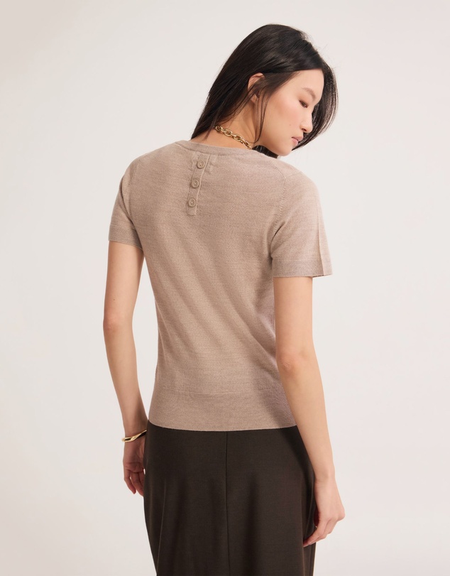 Oxford - Grace Short Sleeve Merino Knit