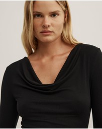 Witchery - Cowl Neck Long Sleeve Top