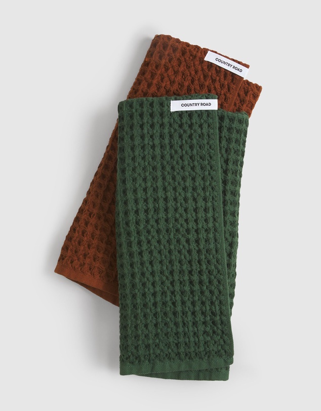 Country Road - Meeka Australian Cotton Tea Towel Pack Of 2