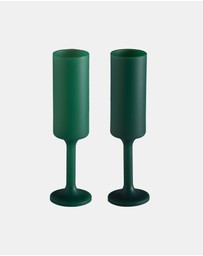 porter green - seff | silicone unbreakable champagne flutes