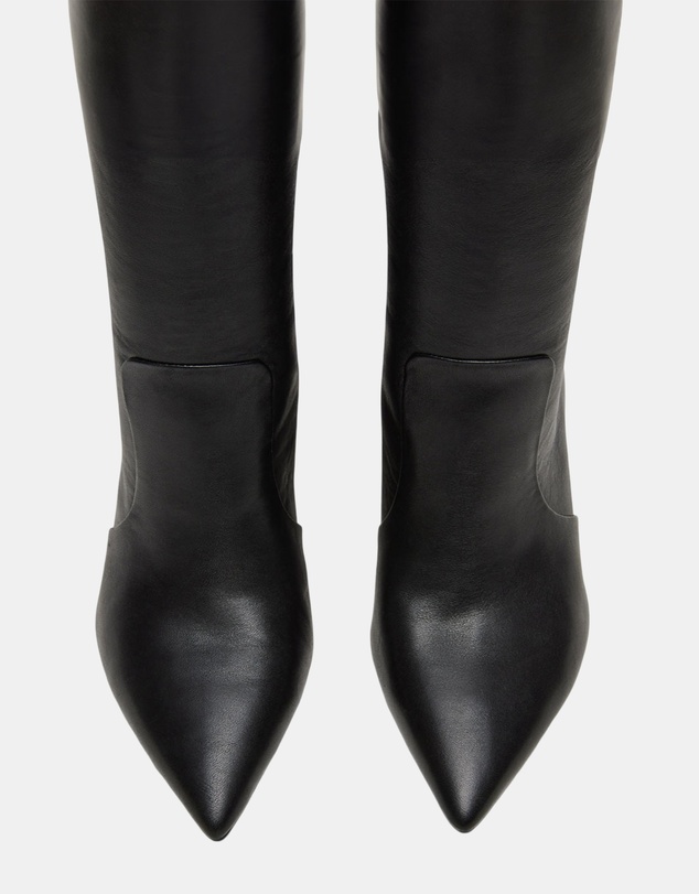 Steve Madden - Skyline Black Leather Boots