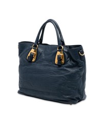 Pre-Loved by Azura Reborn - Pre-Loved Soft Calfskin Open Convertible Shopping Tote