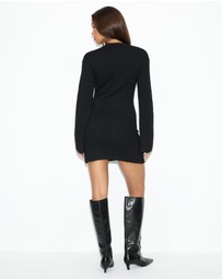 Dazie - Candice Waist Tie Knit Dress