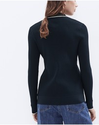UNISON - Sporty Button Through Knit