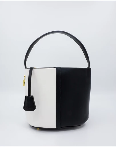 FORD MILLINERY - Lana Bag Black and White