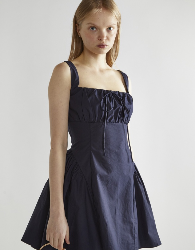 Glamorous - Fitted milkmaid mini dress
