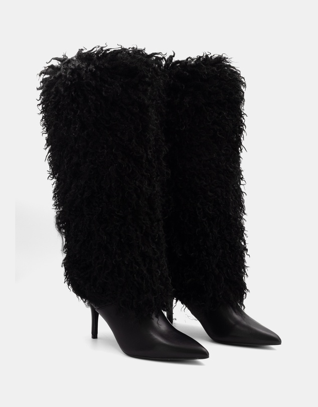 Therapy - Rival Furry Stiletto Boots