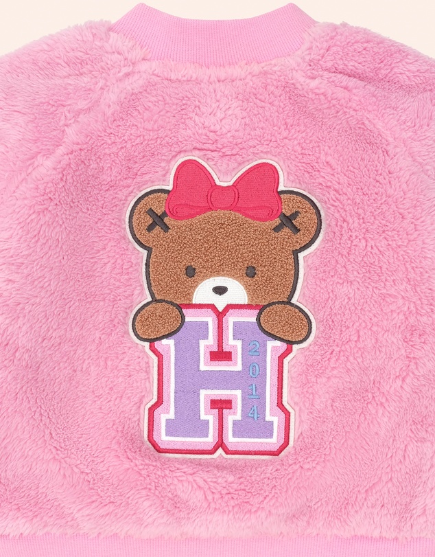 Huxbaby - Varsity Huxette Fur Jacket - Babies-Kids