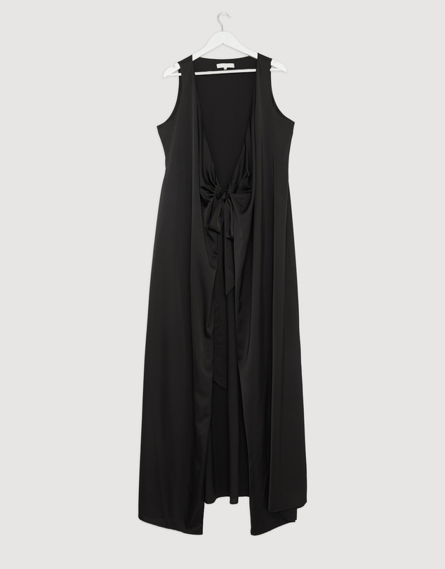 Revibe - Repaired CHANCERY Lani Sleeveless Wrap Maxi Dress - AU 16