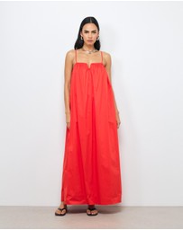 AERE - Arli U Neckline Maxi Dress