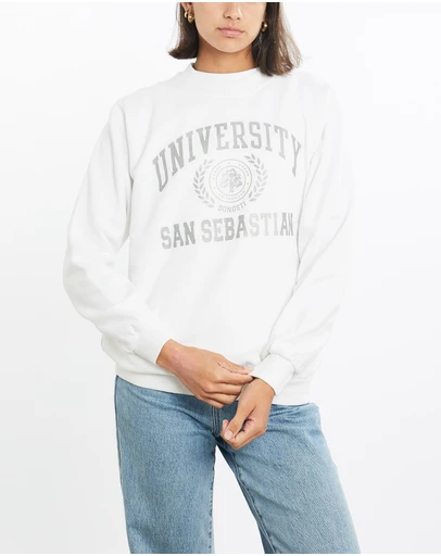 Vintage by The Real Deal - Pre Loved - Vintage 90s University of San Sebastian Sweatshirt