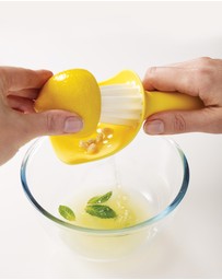 Joseph Joseph - Catcher™ Yellow Citrus Reamer with Pip Catcher