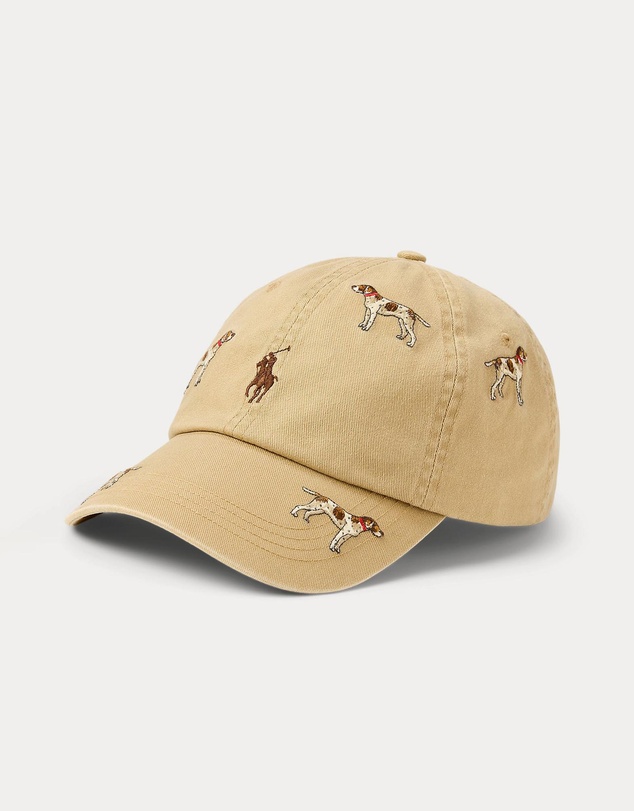 Polo Ralph Lauren - Dog-Embroidered Twill Ball Cap