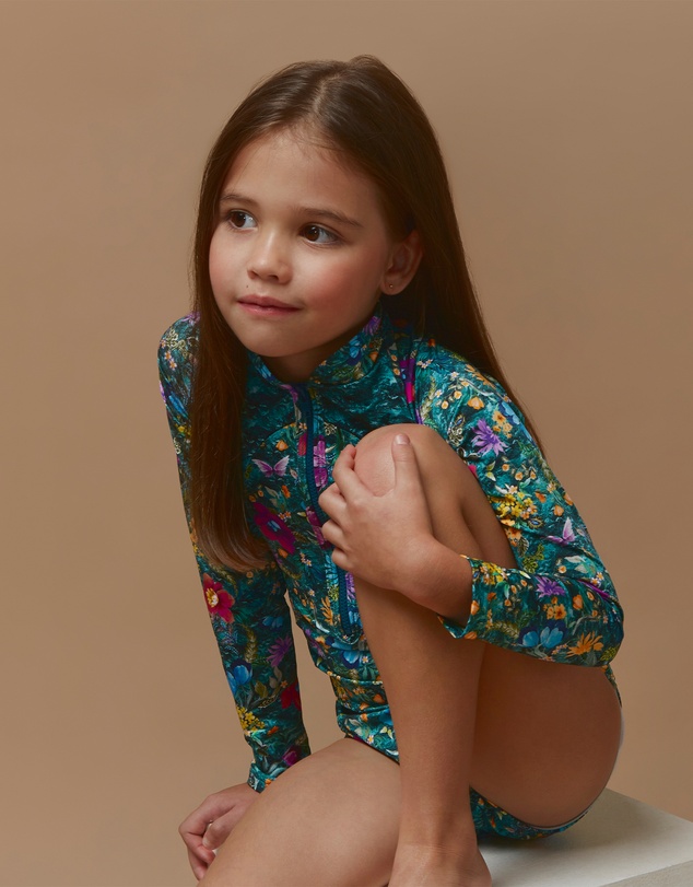 Aqua Blu Kids - Elm Long Sleeve One Piece - Kids