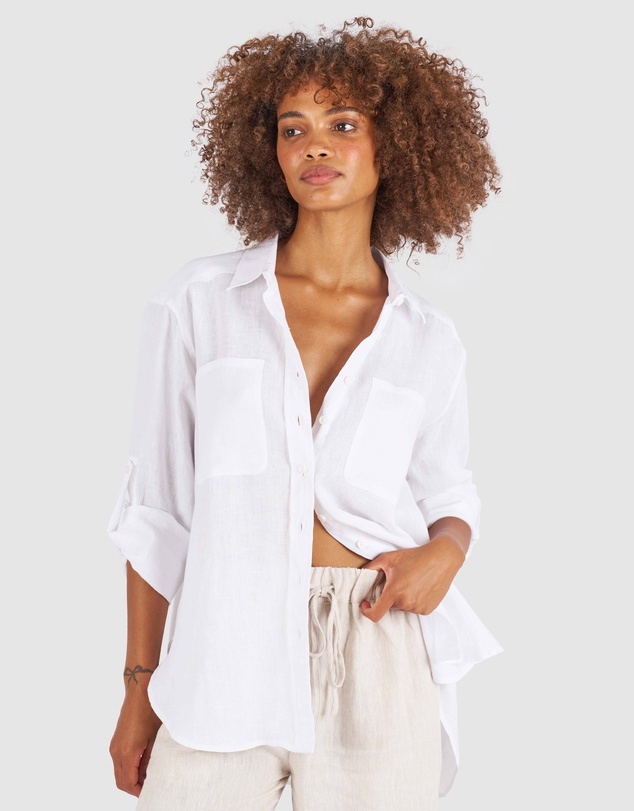 CAMIXA - Luna Oversize Linen Shirt